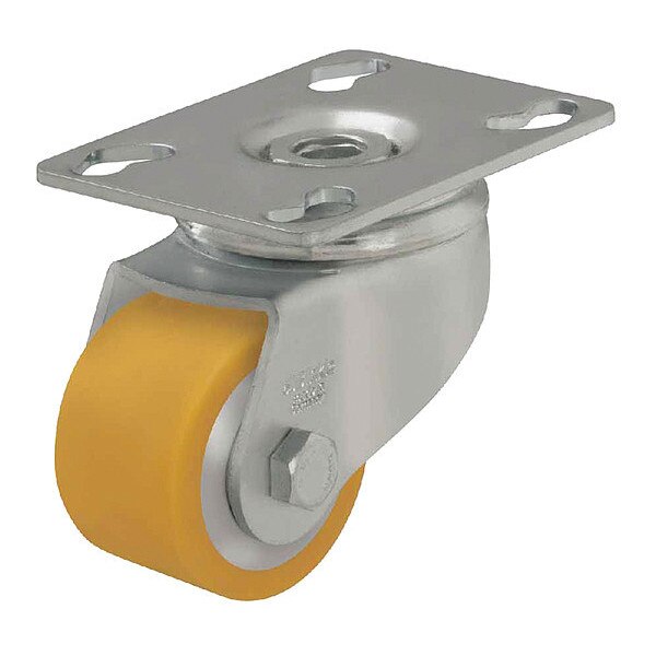 Standard Plate Caster, Swivel, 330 lb.