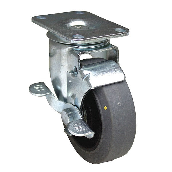 Plate Caster, 200 lb. Load Rating