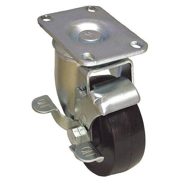 Plate Caster, 175 lb. Load Rating