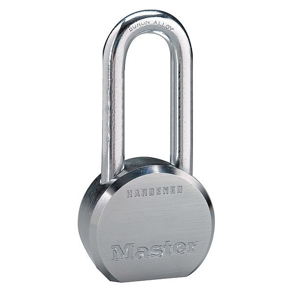 Padlock, Keyed Alike, Standard Shackle, Round Steel Body, Boron Shackle, 7/8 in W