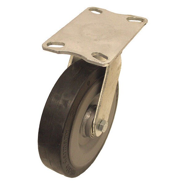 Kingpinless Plate Caster, Swivel, 1320 lb.