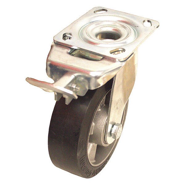 Standard Plate Caster, Swivel, 880 lb.