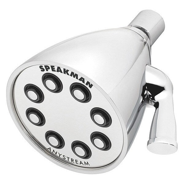 Shower Head, Polished Chrome, Wall