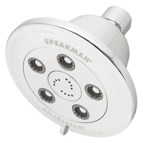 Shower Head, Polished Chrome, Wall