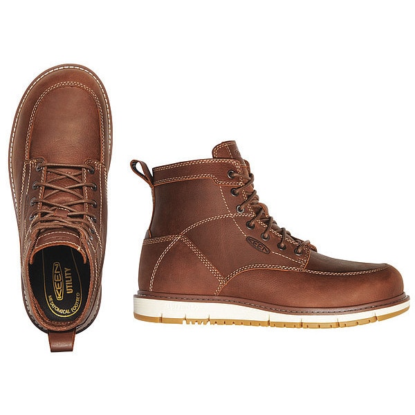 Size 7 Men's 6 in Work Boot Aluminum Work Boot, Gingerbread/Gum