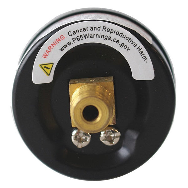 Pressure Gauge, 0 to 150 psi, 1/8 in MNPT, Black