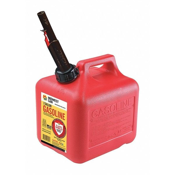 2 gal Red HDPE Gas Can