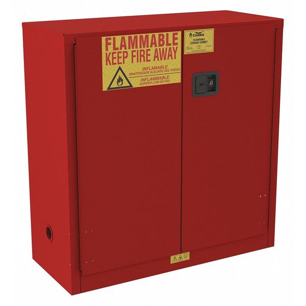 Flammable Cabinet, Standard, 30 gal., 44
