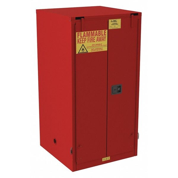 Steel Flammable Safety Storage Cabinet, 34 in W, 66 1/2 in H