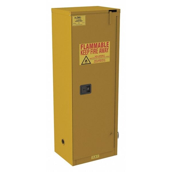 Flammable Cabinet, Standard, 24 gal., 65