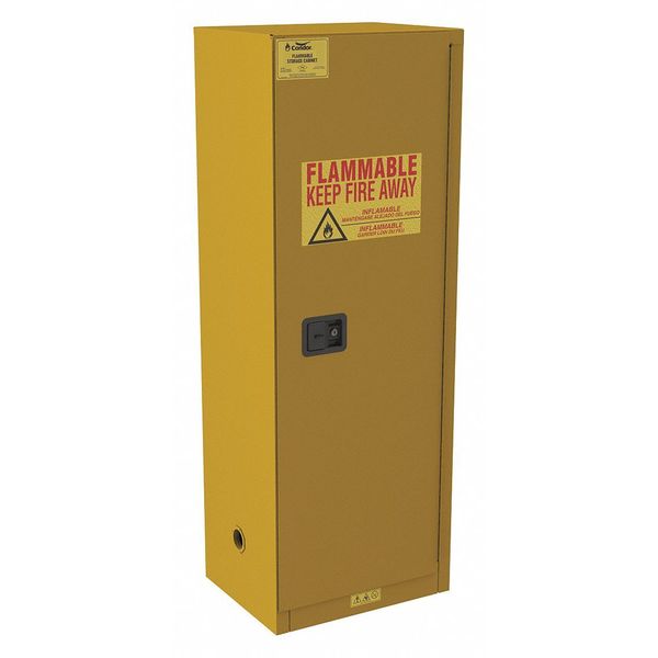 Flammable Cabinet, Standard, 24 gal., 65