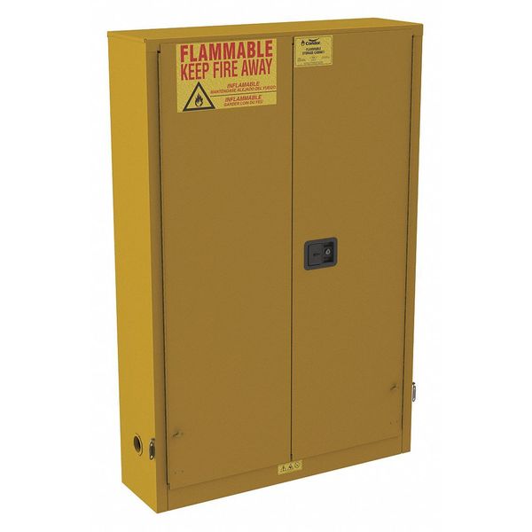 Paint and Ink Safety Cabinet, Wall Mount, Depth: 12 in