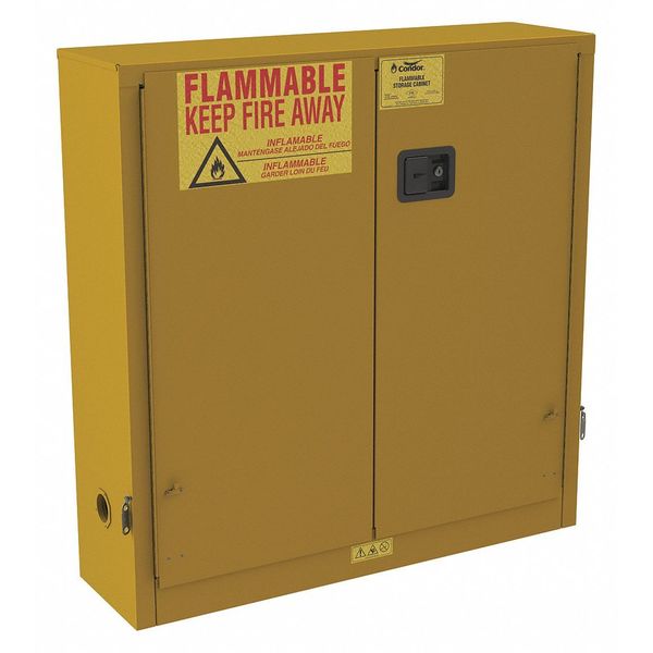 Aerosol Cabinet, Wall Mount, 24 gal., 44