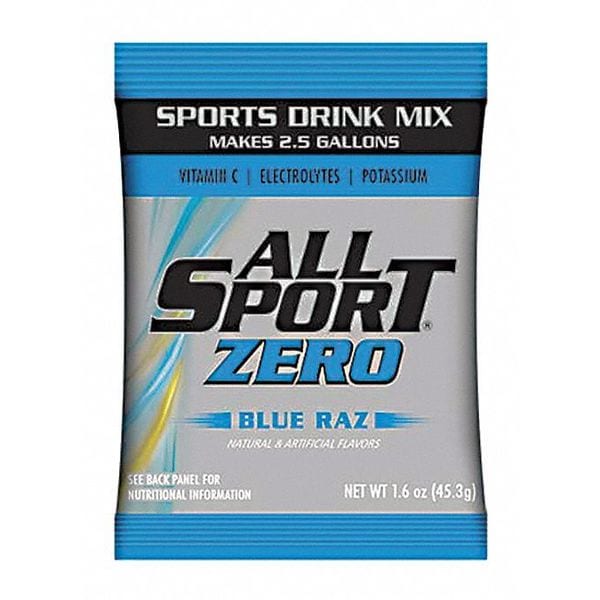 Sports Drink Mix, Blue Raz Flavor, PK30