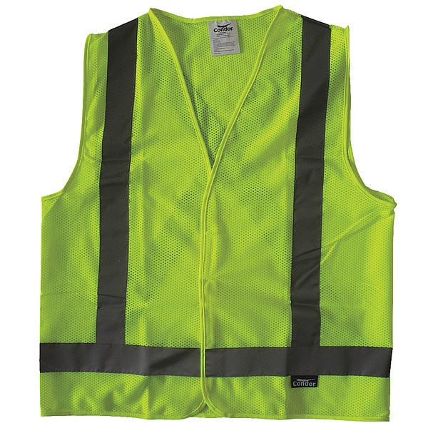 Safety Vest, Yellow/Green, M, Hook-and-Loop