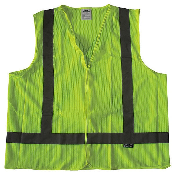 Safety Vest, Yellow/Green, Hook-and-Loop