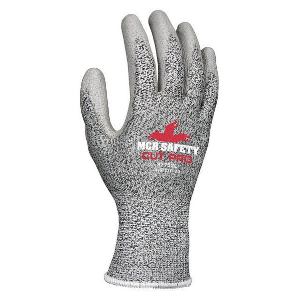 Cut Resistant Coated Gloves, A3 Cut Level, Polyurethane, L, 12PK