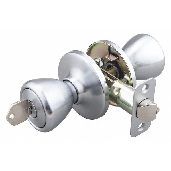 Knob Lockset, Mechanical, Cylindrical