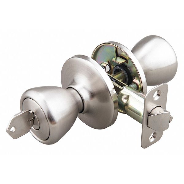 Knob Lockset, Mechanical, Cylindrical