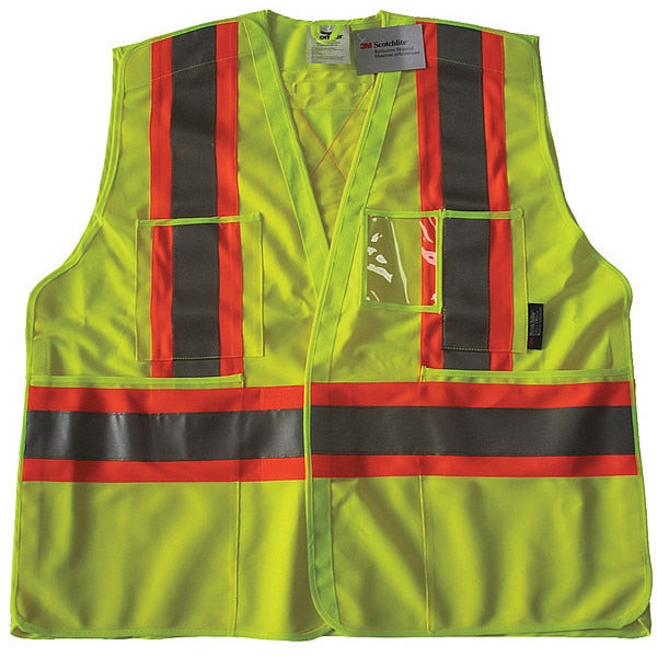 Safety Vest, Yellow/Green, L/XL, Polyester