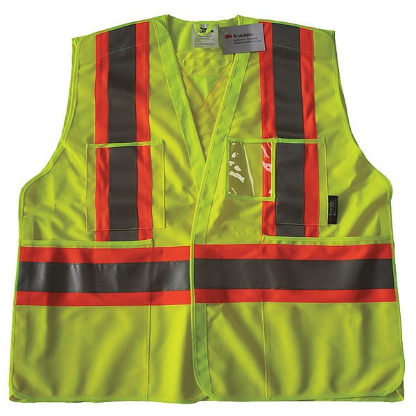 Safety Vest, Yellow/Green, 4XL/5XL