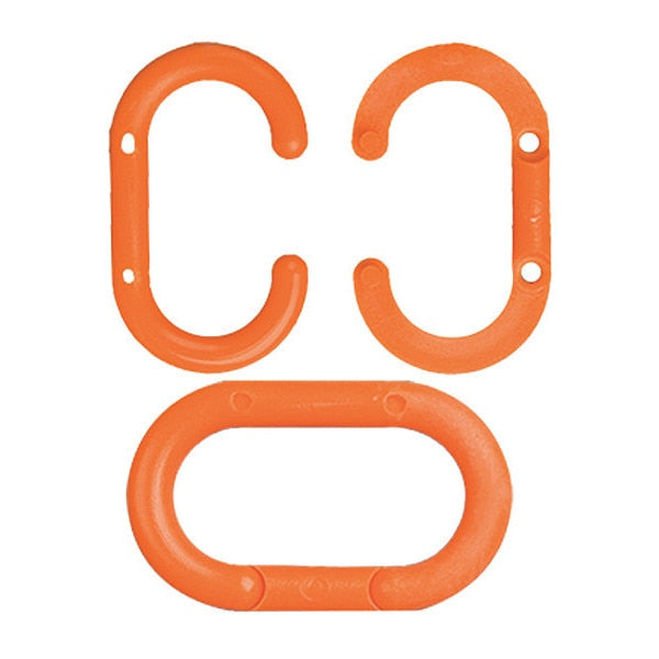 Chain Link, Orange, 1-1/2