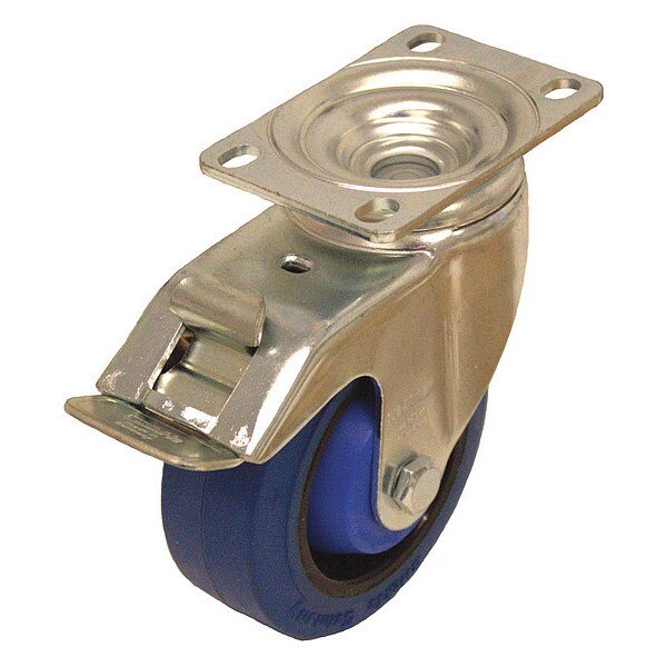 Standard Plate Caster, Swivel, 400 lb.