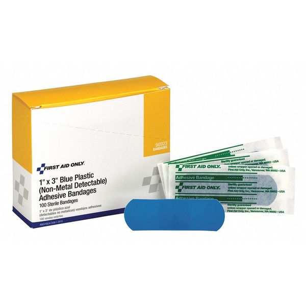 Strip Bandages, Blue, 3