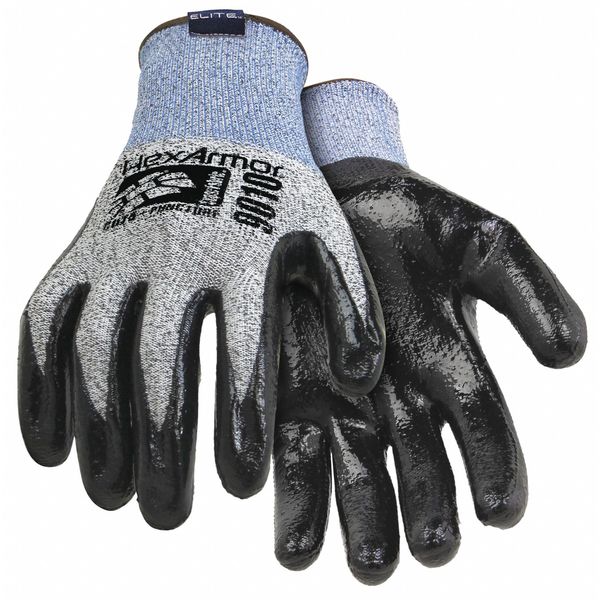 Cut Resistant Coated Gloves, A8 Cut Level, Nitrile, XS, 1 PR