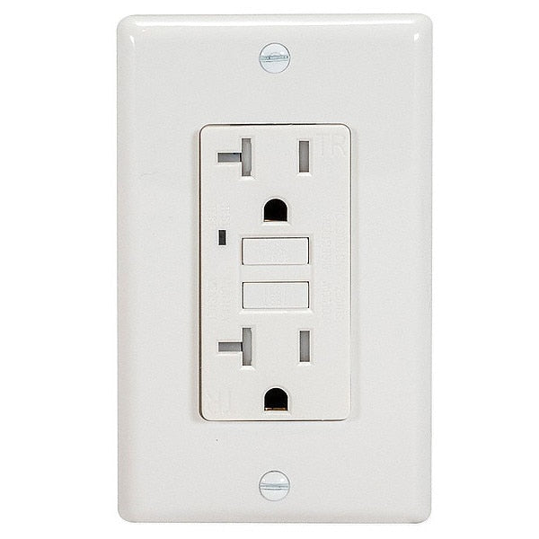 GFCI Receptacle, General Purpose, 2-Poles