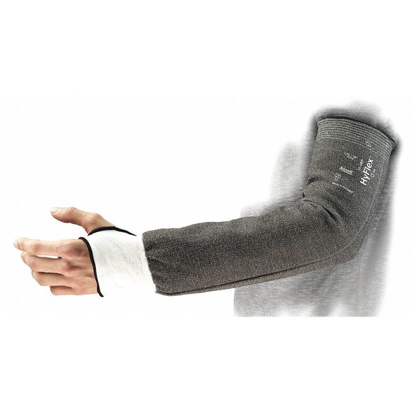 Cut Resistant Sleeve, HPPE, Gray, N, 16