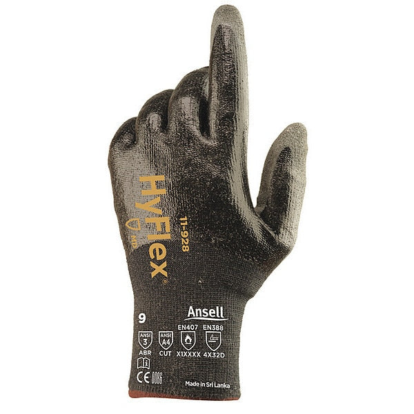Cut Resistant Coated Gloves, A4 Cut Level, Nitrile, 11, 1 PR