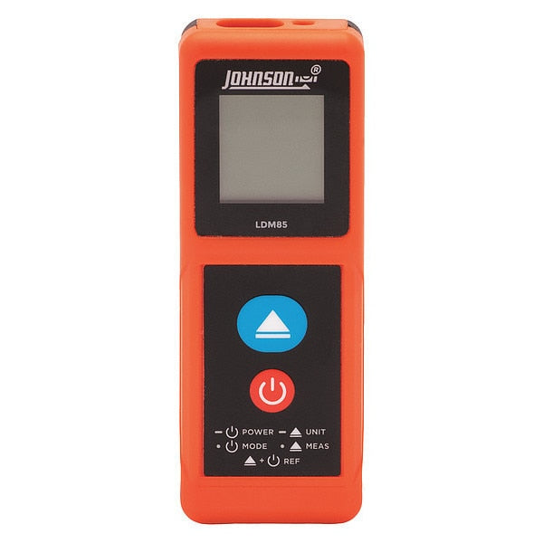 Laser Distance Meter, Indoor, 85 ft.