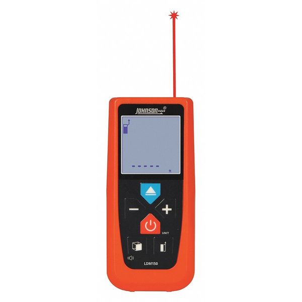 Laser Distance Meter, Indoor, 150 ft.