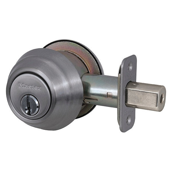 Deadbolt, Satin Nickel, Double Cylinder