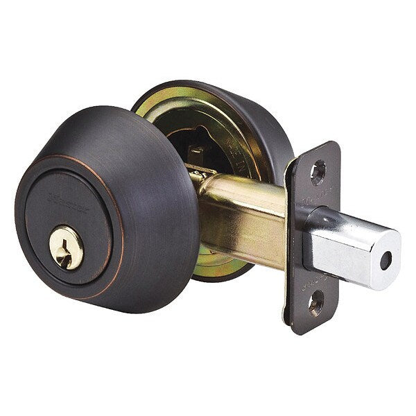 Deadbolt, Aged Bronze, Double Cylinder