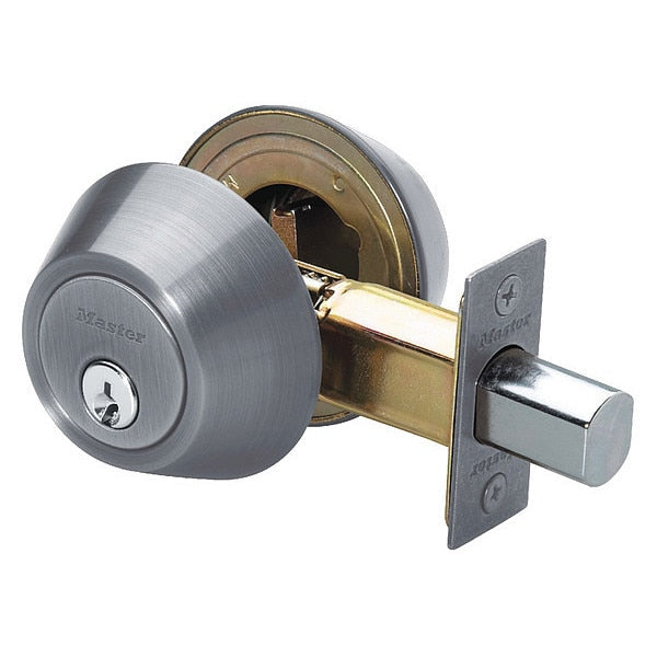 Deadbolt, Satin Nickel, Double Cylinder