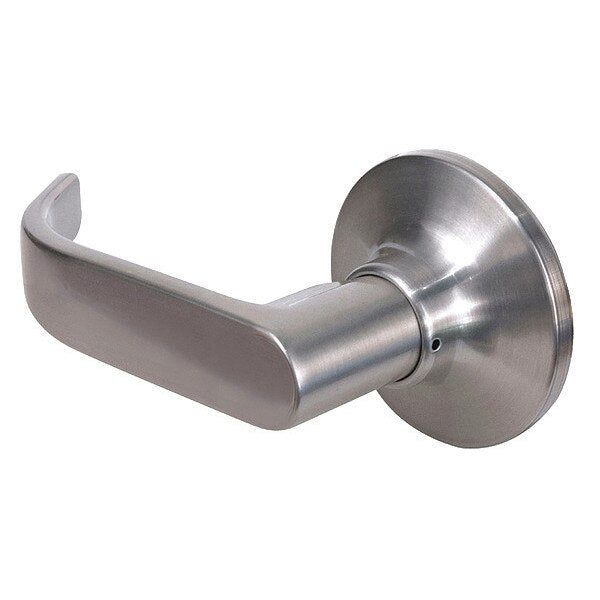 Lever Lockset, Satin Nickel, Return Style