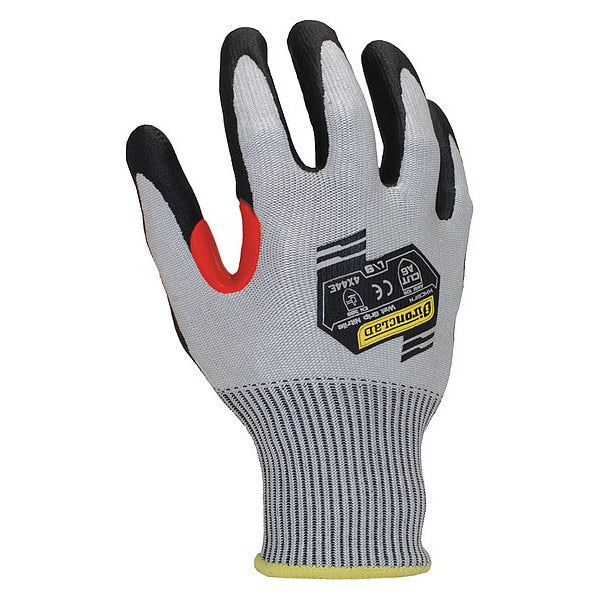 Cut Resistant Coated Gloves, A6 Cut Level, Nitrile, L, 1 PR
