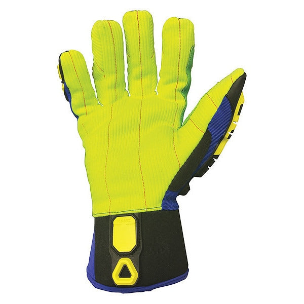 Impact Resistant Gloves, Slip-On, Sz S, PR