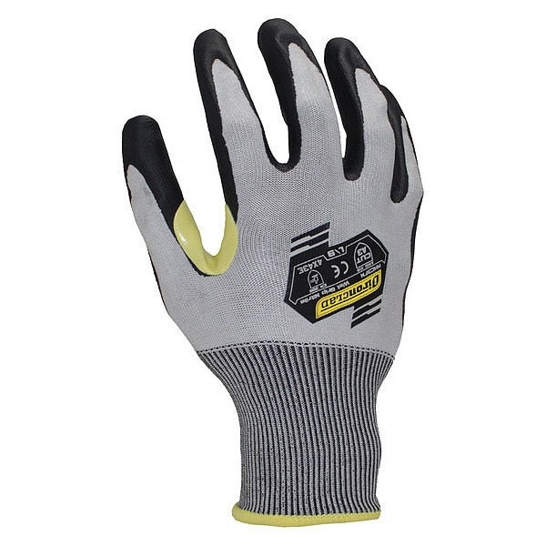 Cut Resistant Coated Gloves, A3 Cut Level, Nitrile, L, 1 PR