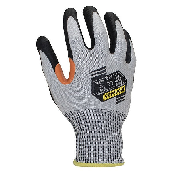 Cut Resistant Coated Gloves, A4 Cut Level, Nitrile, M, 1 PR
