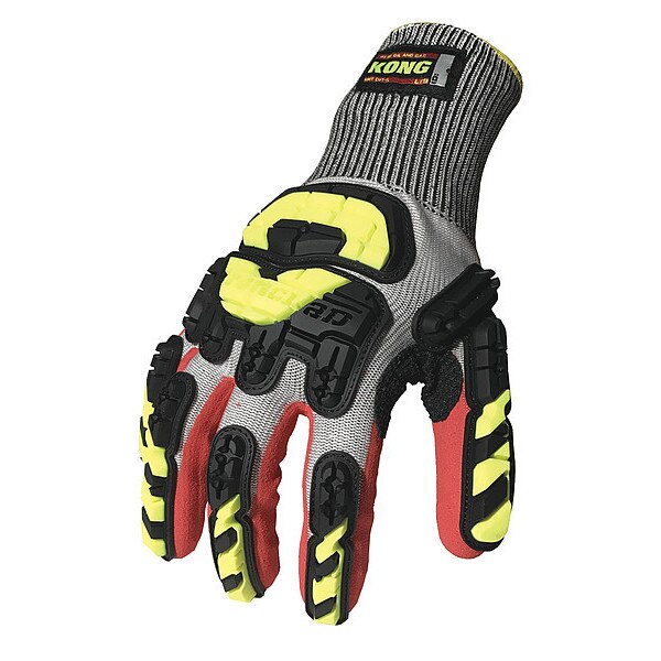 Cut Resistant Coated Gloves, A5 Cut Level, Nitrile, M, 1 PR
