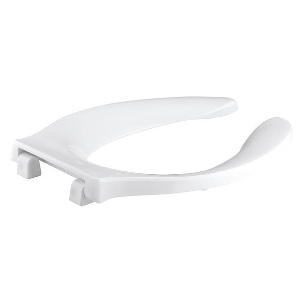 Toilet Seat, Without Cover, polypropylene, Elongated, White