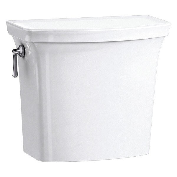 Toilet Tank, 1.28 gpf, Gravity Fed Single Flush, White