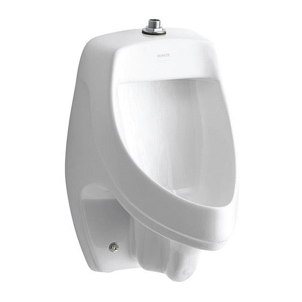 Siphon Jet Urinal, Wall, Top Spud, 0.5-1.0