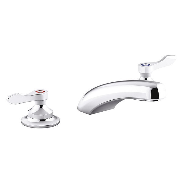 Manual 8 Mount, Straight Spout Bathroom Faucet