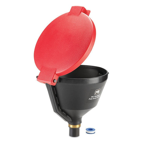 Drum Funnel, 10 gal. Flow Capacity, Red