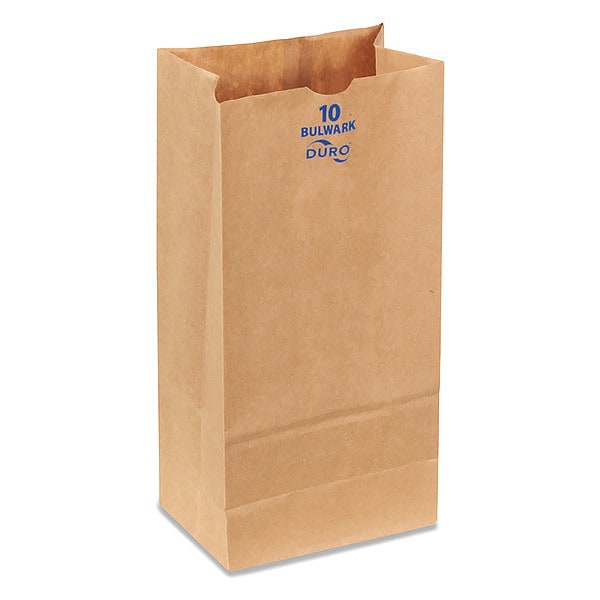 Grocery Bag, Brn, 13-3/8