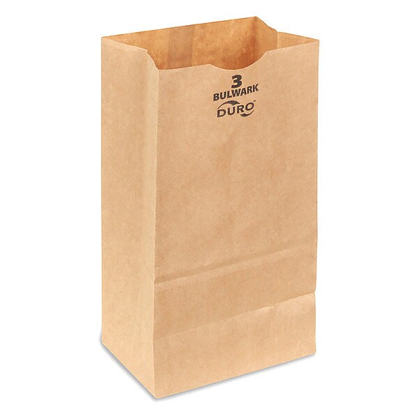 Grocery Bag, Brn, 8-9/16